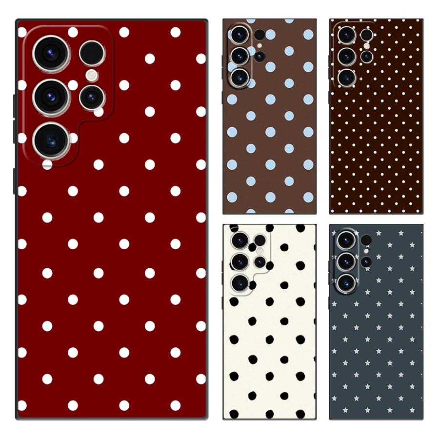 Retro Polka Dots Funda Phone C - Samsung Galaxy S24 review and price