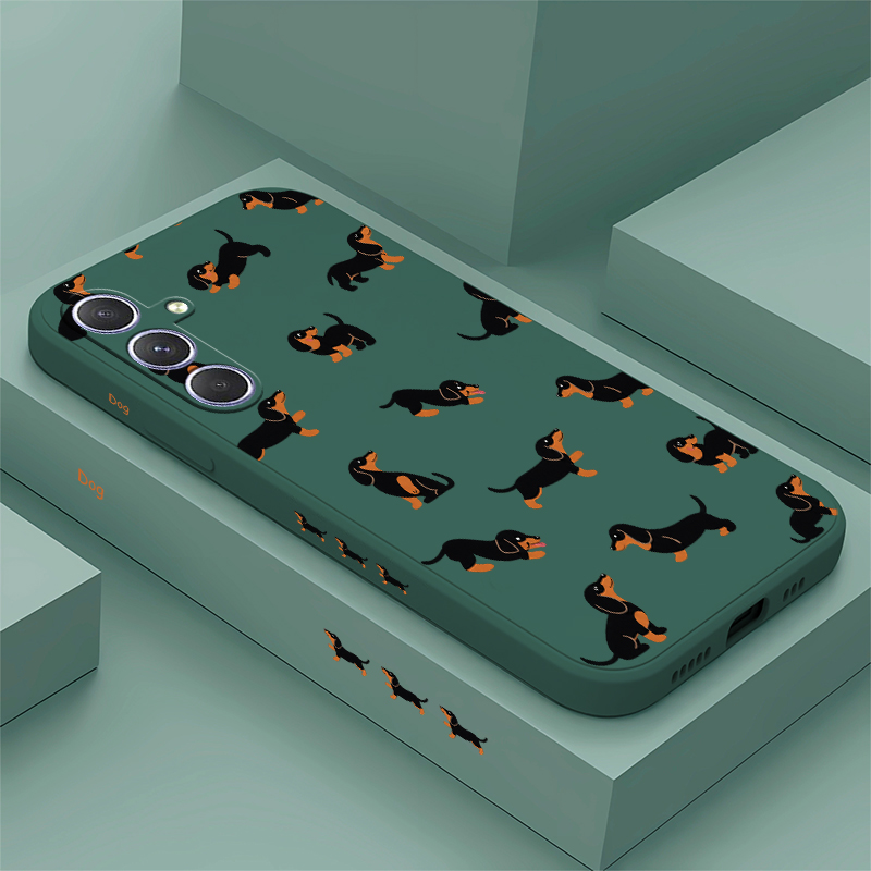 Cartoon Dachshund Dog Phone Ca - Samsung Galaxy A55 review and price