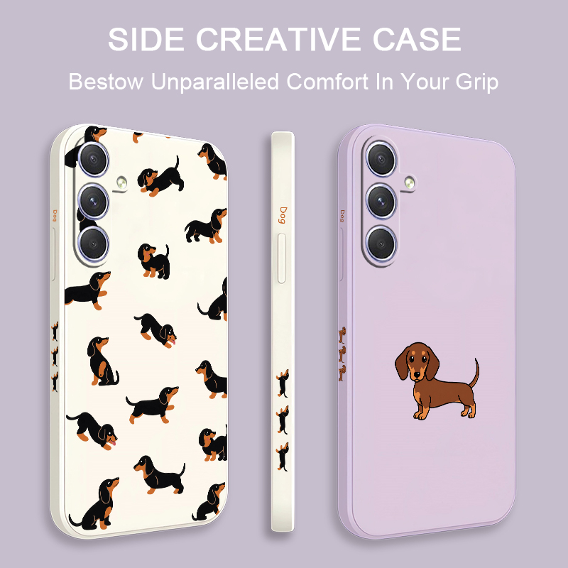 Cartoon Dachshund Dog Phone Ca - Samsung Galaxy A55 review and price