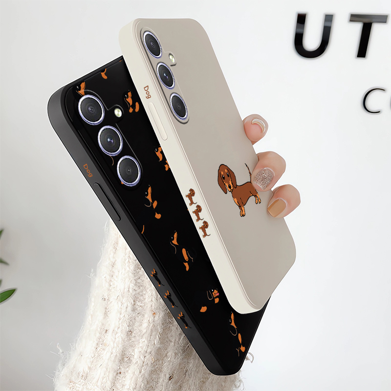 Cartoon Dachshund Dog Phone Ca - Samsung Galaxy A55 review and price