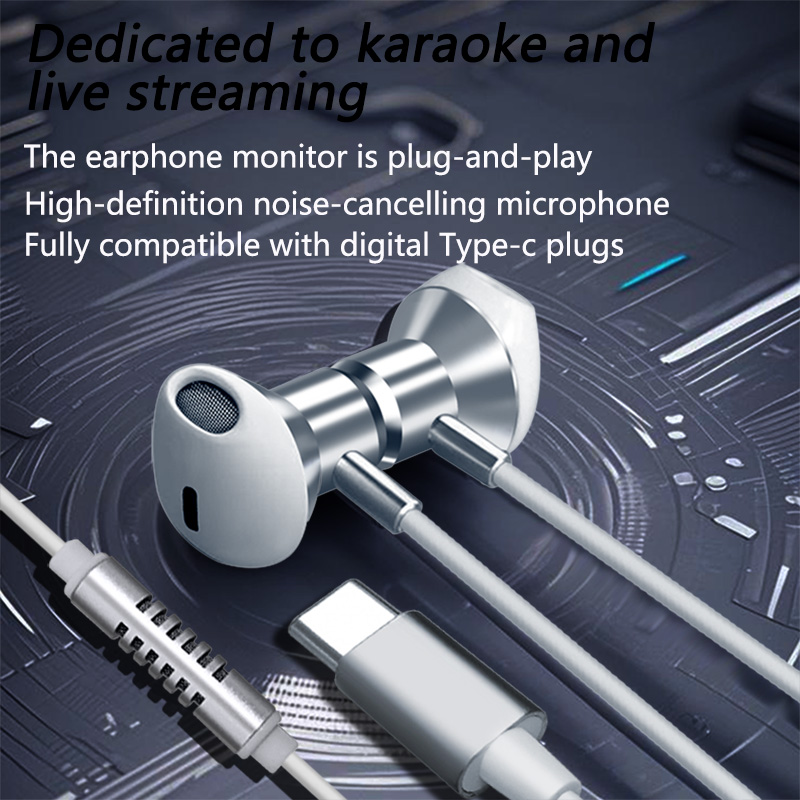 Type C Wired Karaoke Headphone - Wired Earphone Lightning review and price