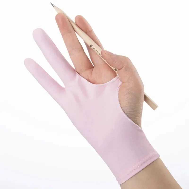 1/4pcs Anti-Fouling Two-Finger - Drawing Glove Artist review and price