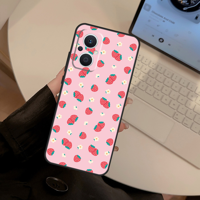 Strawberry Red Case For OPPO F - Oppo Reno 12 review and price